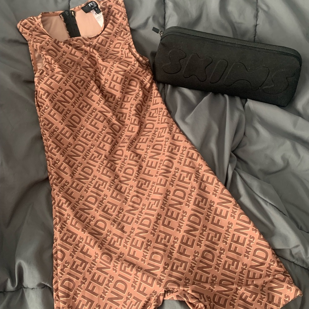 Fendi x Skims bodysuit/ romper